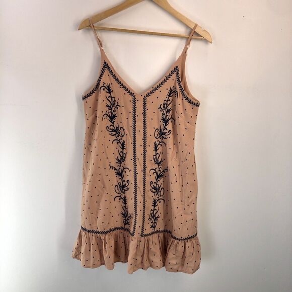 She + Sky Dresses & Skirts - She + Sky Sleeveless Dress Women’s Size M- Strappy Blue Floral Fully Lined